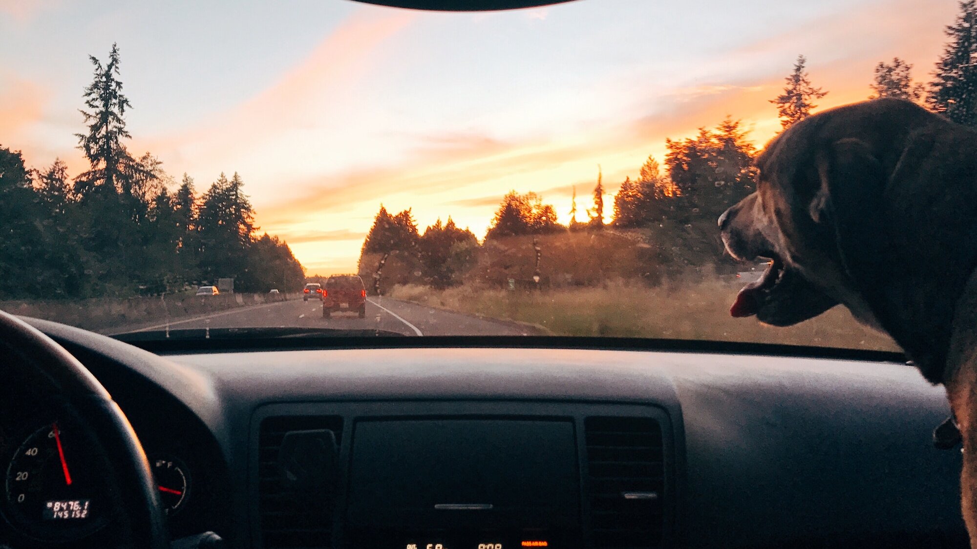 Into the sunset.