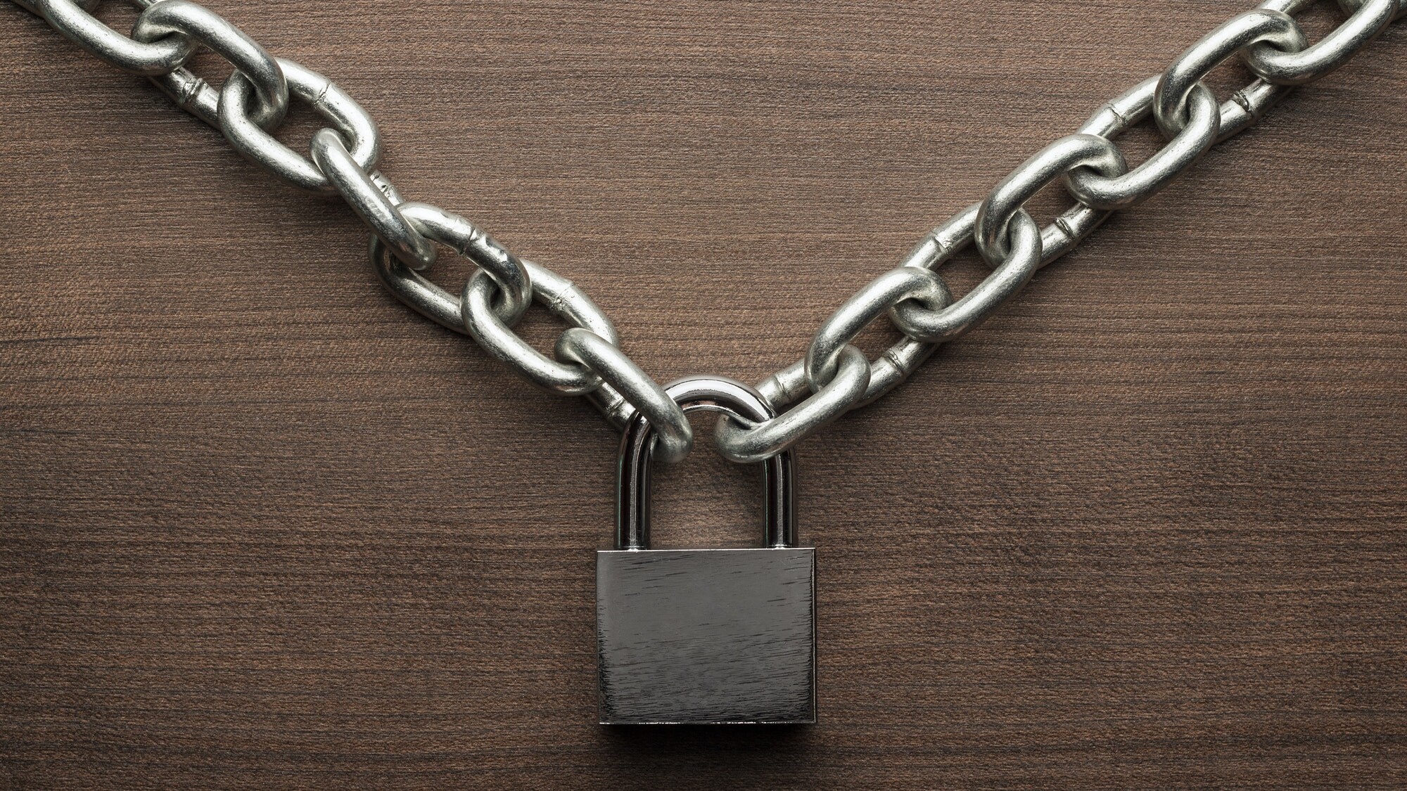 Check-Lock And Chain Concept